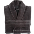 mens shawl collar fleece bathrobe custom luxury bathrobe